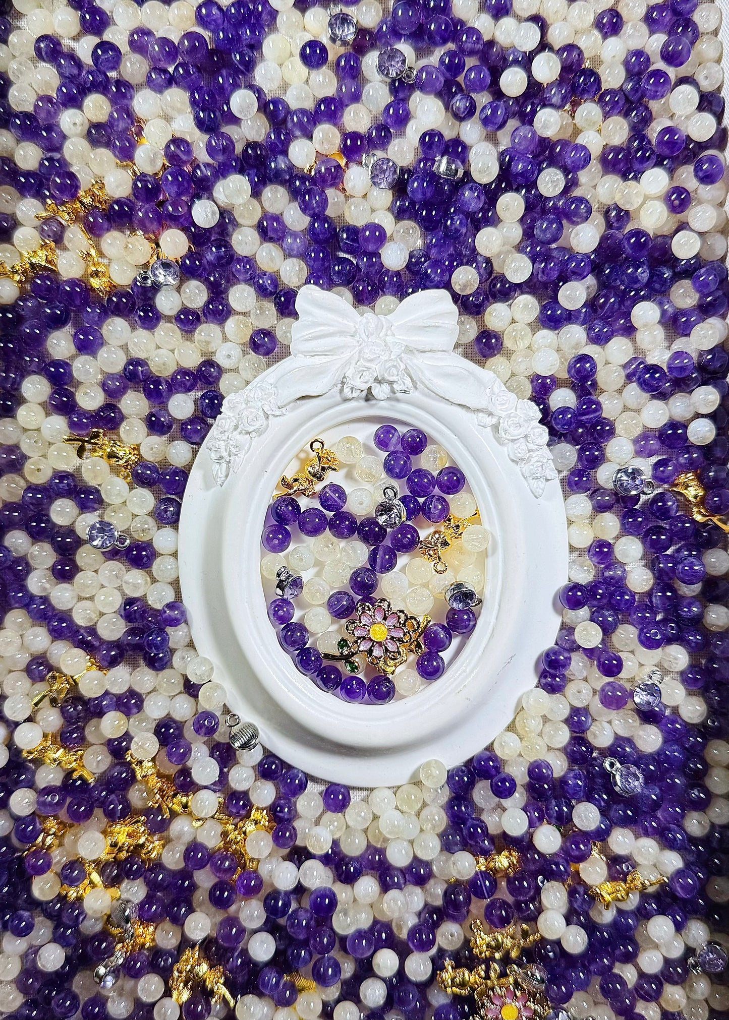 Cristal Fleur de Bonheur 6mm