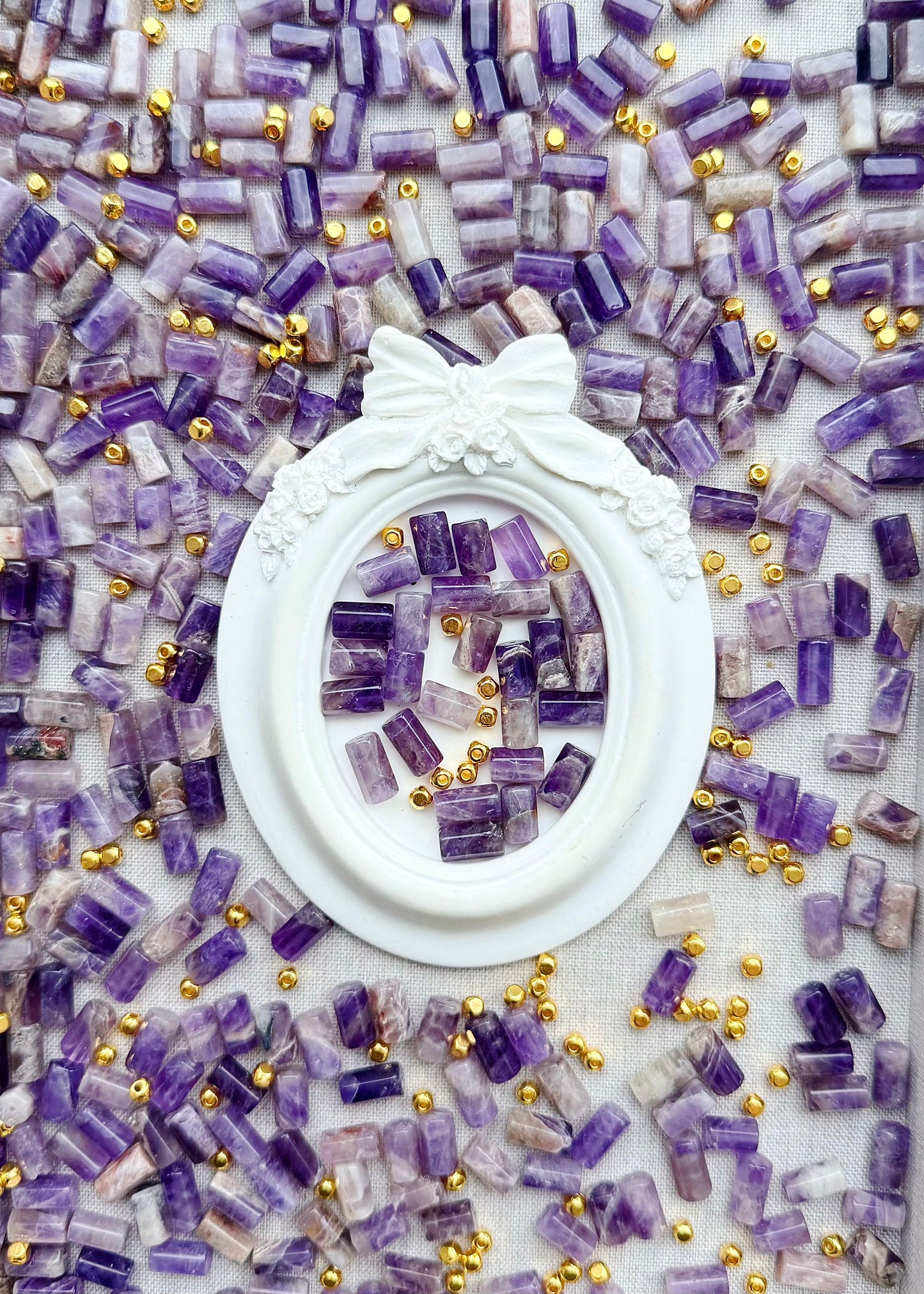 Cristal Aura Lilas