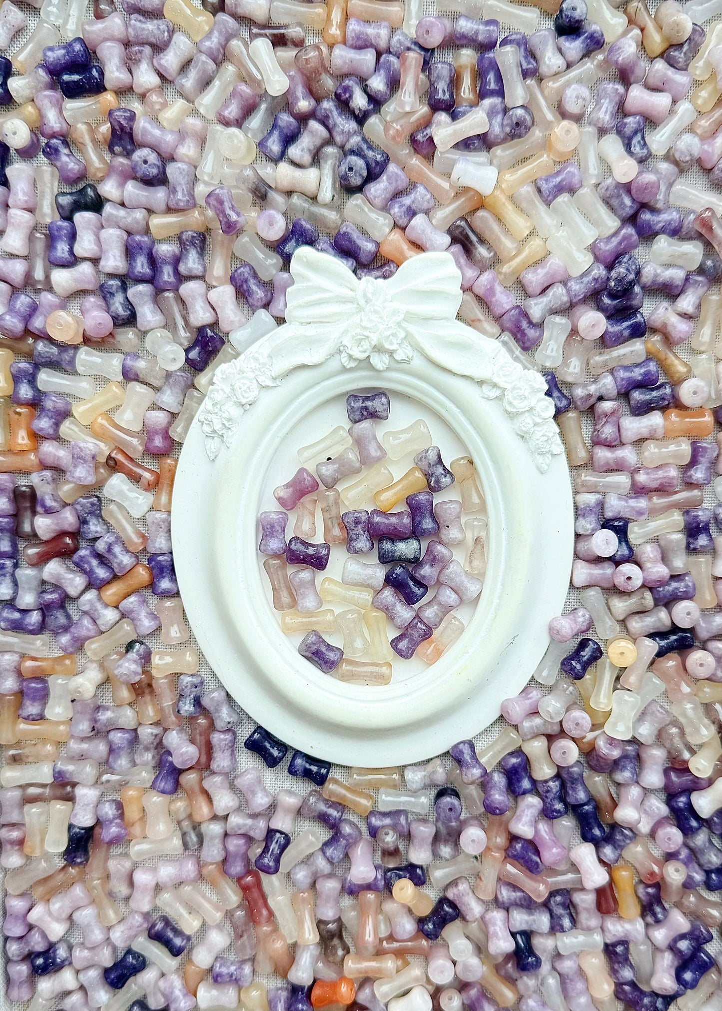 Cristal Brume Violette 6*10mm