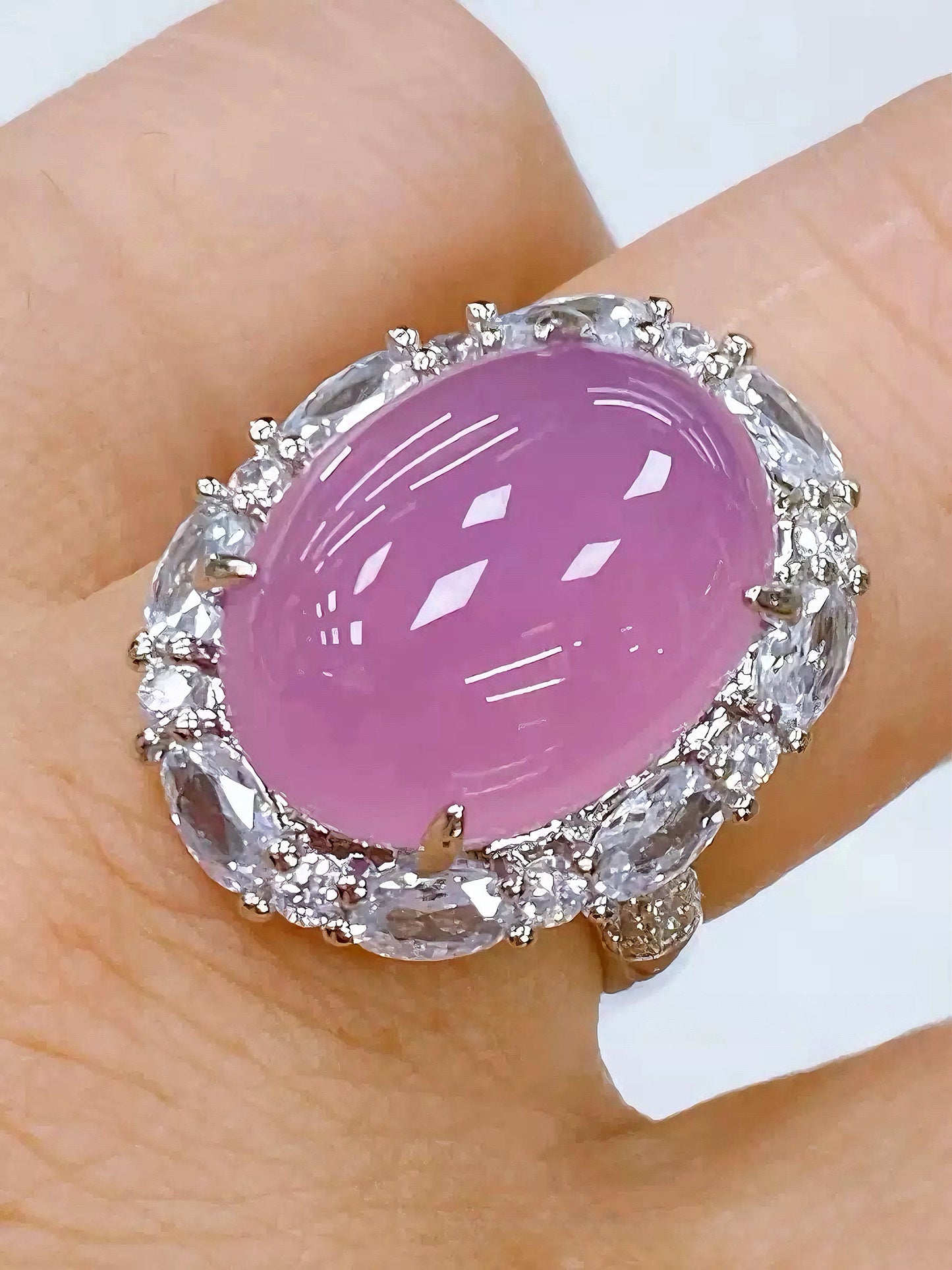 Bague Calcédoine