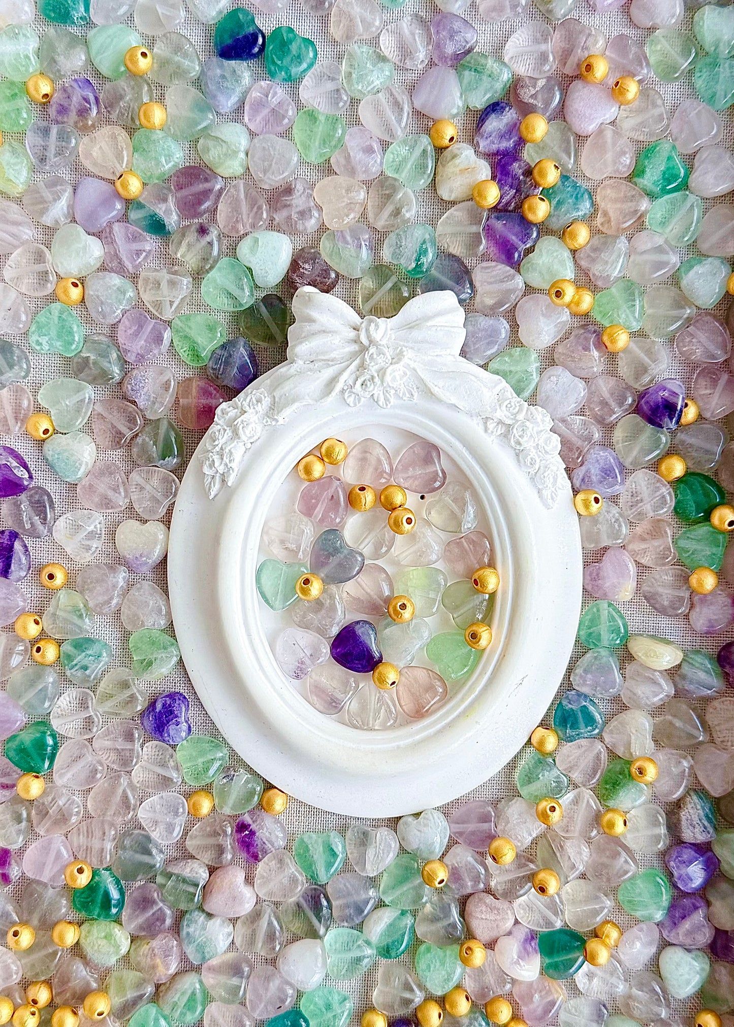 Cristal Cœur Fluorite