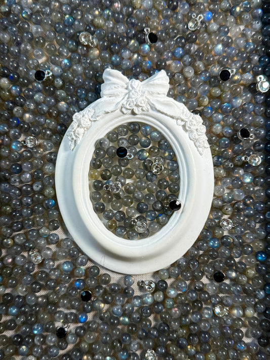 Cristal Lune Grise 6mm