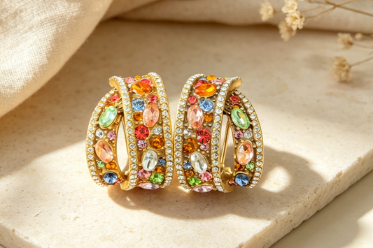 Rainbow Gem Earrings