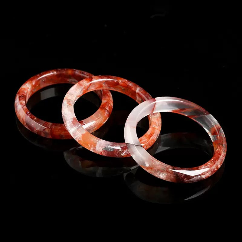 Collection de bracelets en cristaux naturels