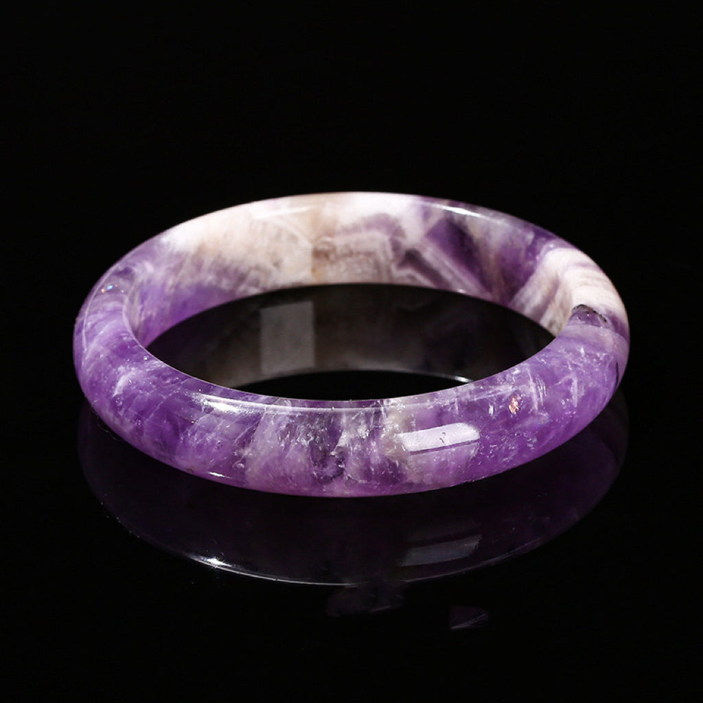 Collection de bracelets en cristaux naturels