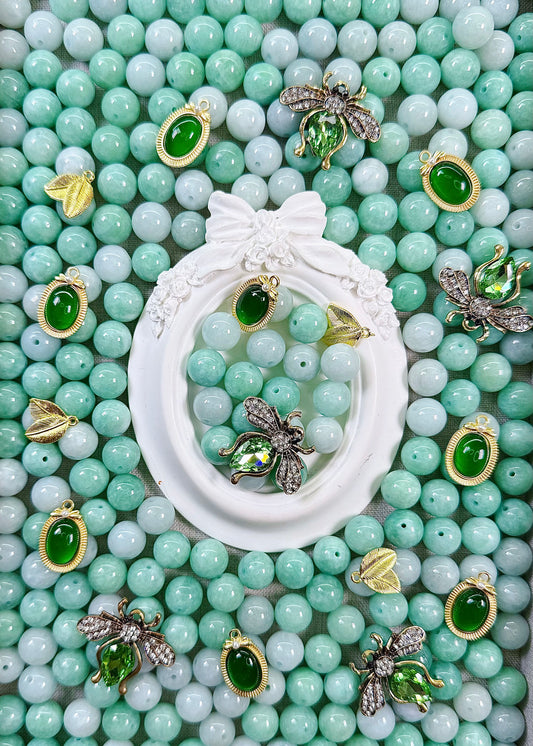 Cristal Aura Jade 12mm