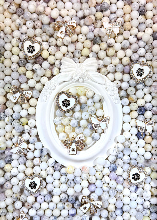 Cristal Opaline Blanche 8mm