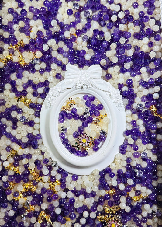 Cristal Fleur de Bonheur 6mm