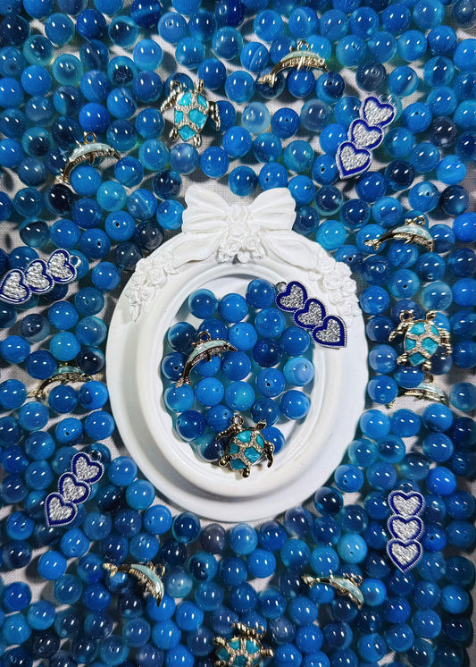 Cristal Bleu Infini 10mm
