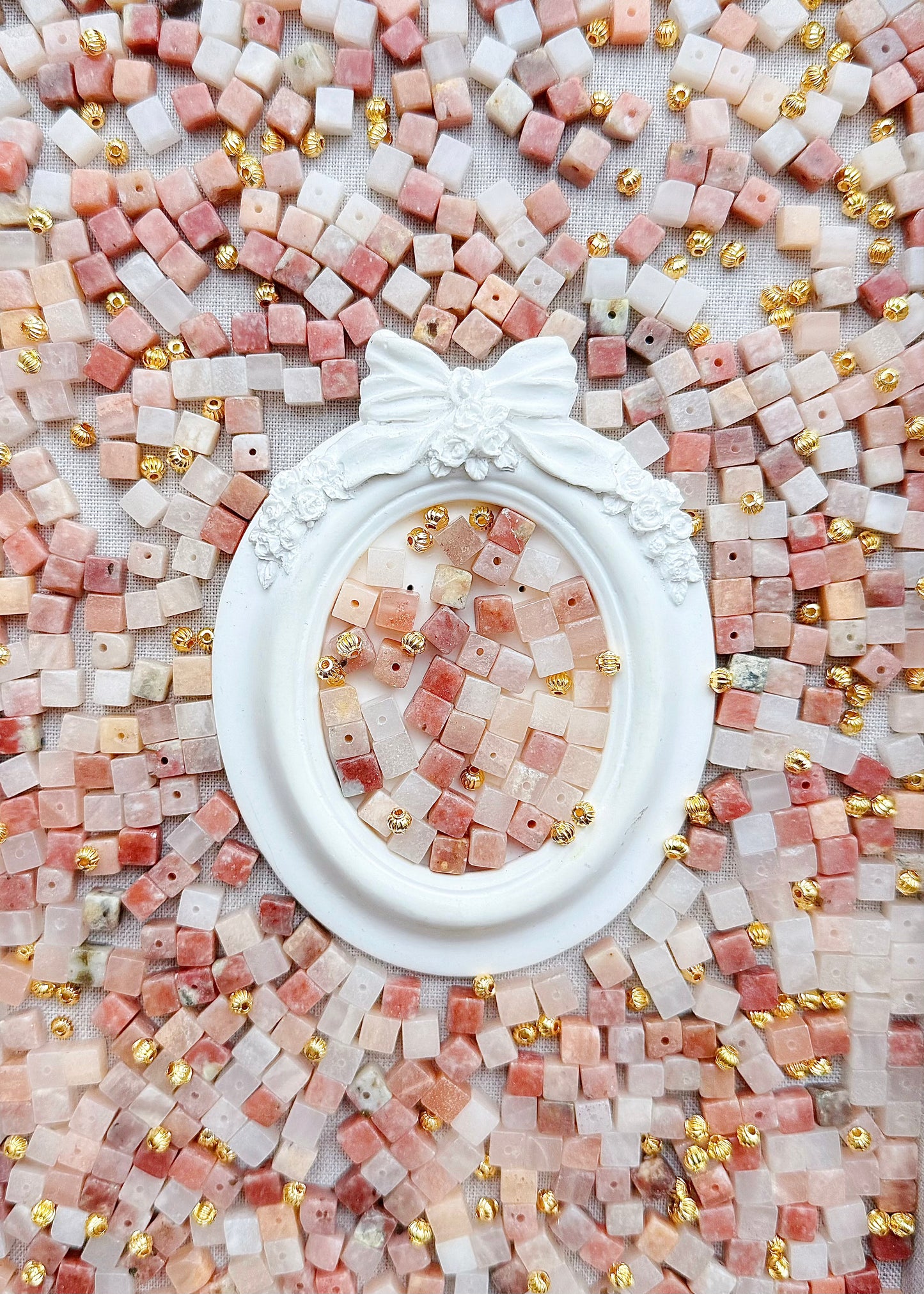 Cristal Tendresse Rosée 6*6mm