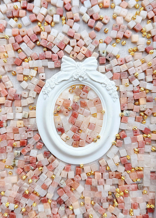 Cristal Tendresse Rosée 6*6mm